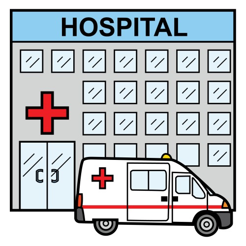 dibujo hospital